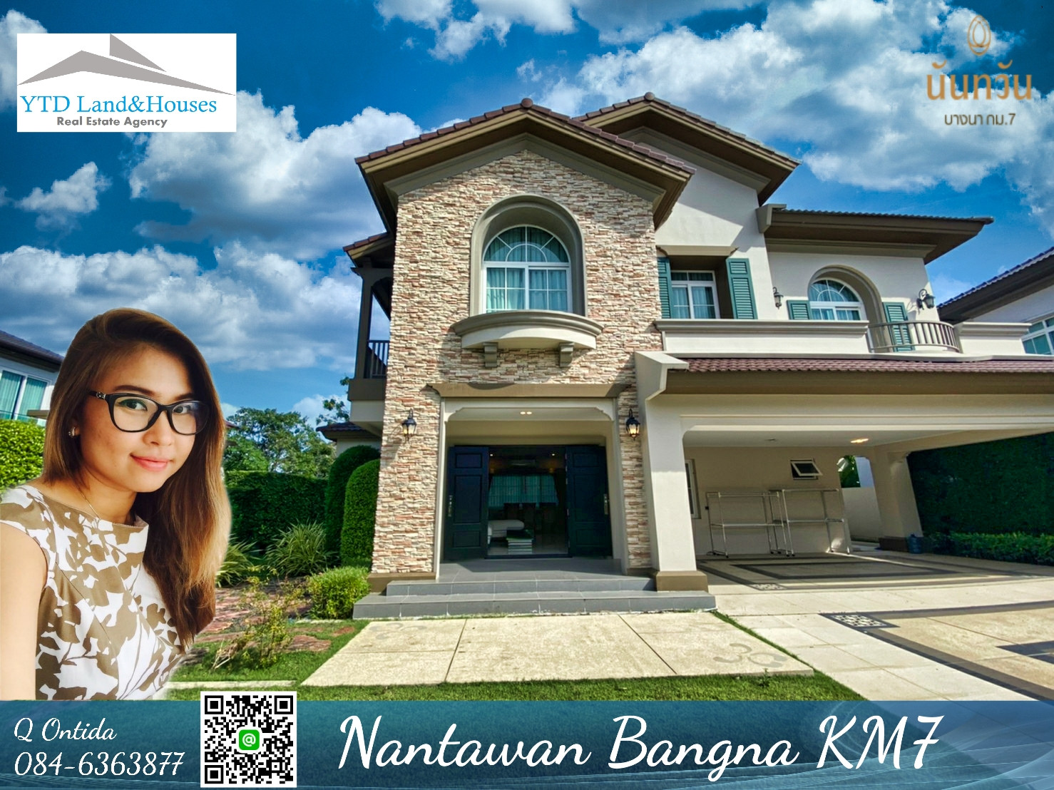 Luxury house for Rent Nantawan Bangna, 120,000 baht/month (Fully furnished) Listing no: YT01-2552 Luxury house for Rent Nantawan Bangna, 120,000 baht/month (Fully furnished) Listing no: YT01-2552