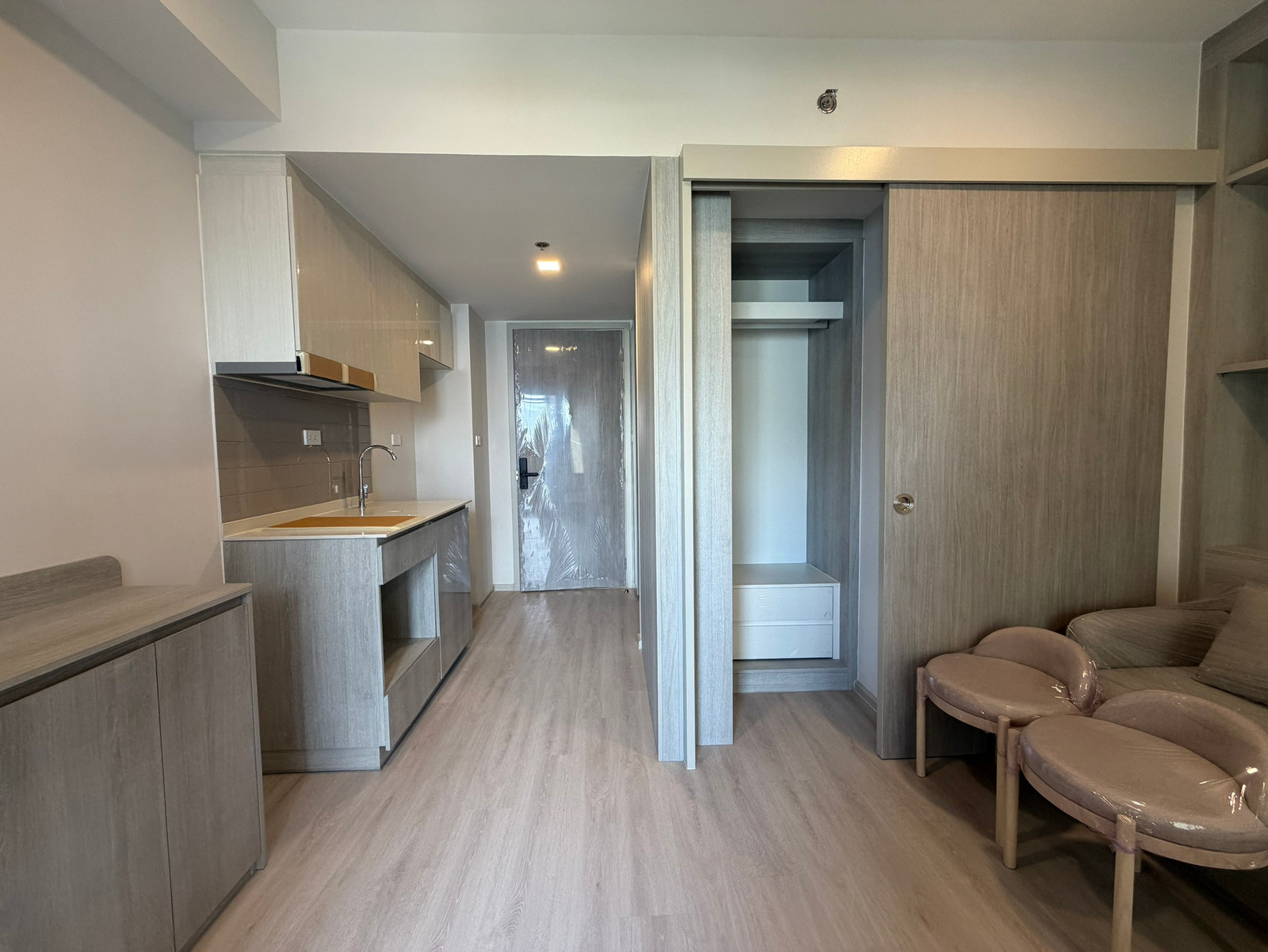 [FOR RENT] Condo for rent COBE Ratchada-Rama 9, large studio room 27.3 sq m, 7th floor, ready to move in. – รูปที่ 2