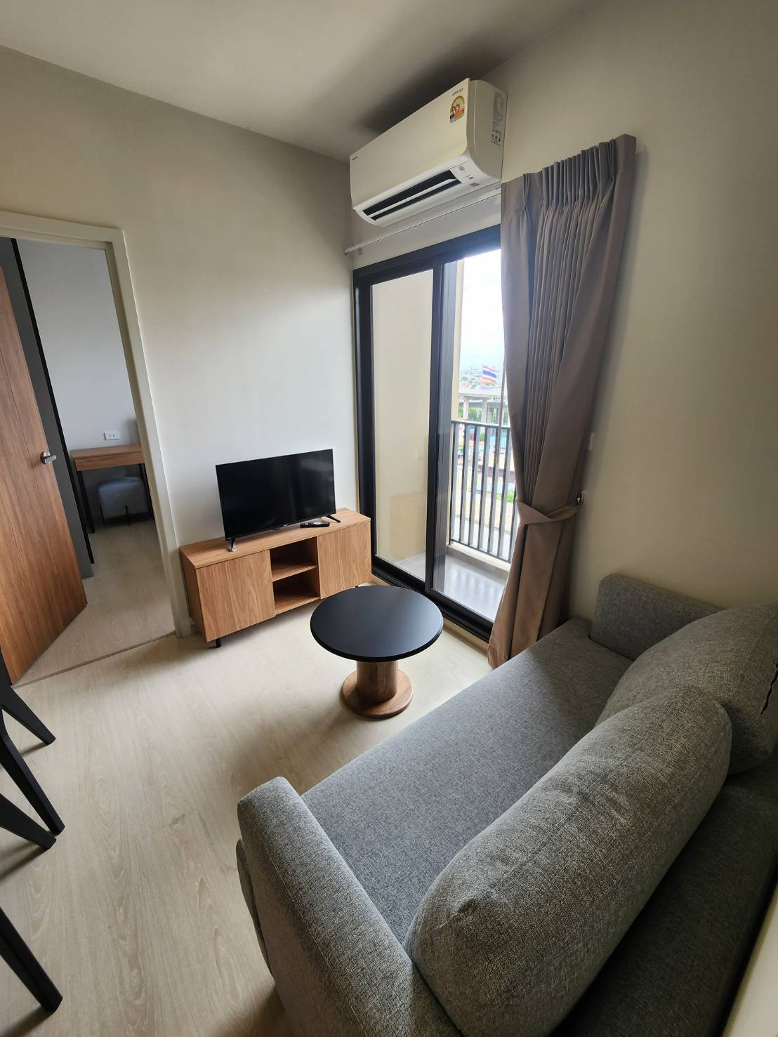 Condo for RENT : โครงการ : นิว ริเวอร์เรสต์ ราษฎร์บูรณะ 𝐒𝐢𝐳𝐞 : 34 sqm. 𝐓𝐲𝐩𝐞 : 2 Bed /1 Bath 𝐅𝐥𝐨𝐨𝐫 : 16th ✅เฟอร์นิเจอร์ เครื่องใช้ไฟฟ้าครบ พร้อมเข้าอยู่ได้เลย! / Fully furnished – รูปที่ 4