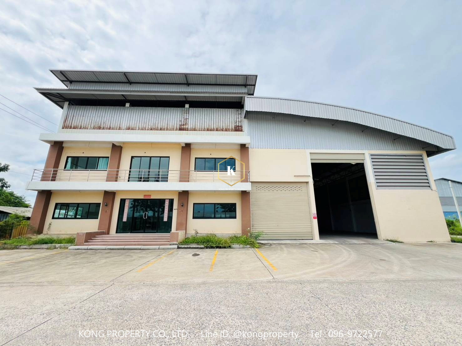 Warehouse for rent, Rama 2, Nadi, Mueang District, Samut Sakhon, 3,450 sq m.