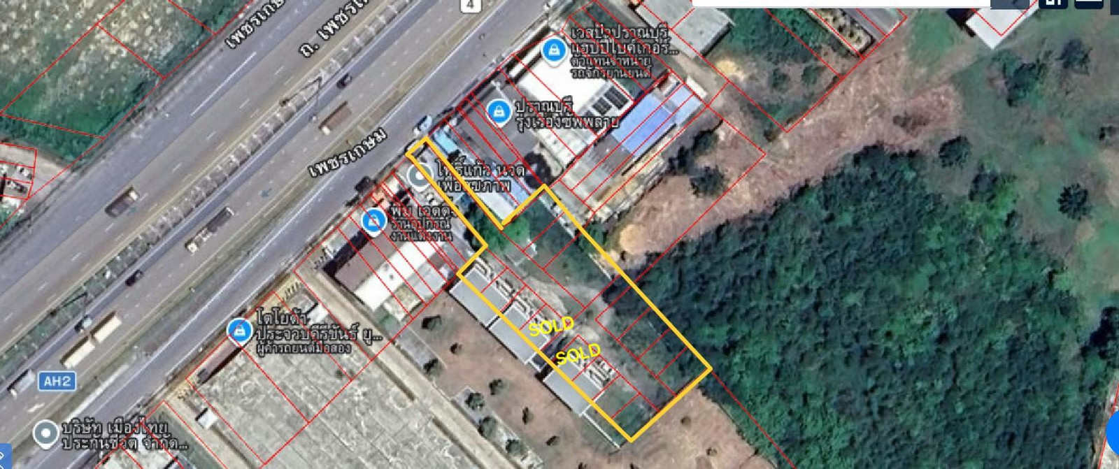 ขายยกโครงการ ที่ดิน 329.40 ตรว.พร้อมบ้านแฝดมือหนึ่ง 4 หลัง ติดถนนเพชรเกษม  ต.เขาน้อย อ.ปราณบุรี    จ.ประจวบคีรีขันธ์ ราคาขาย  21,000,000 บาท