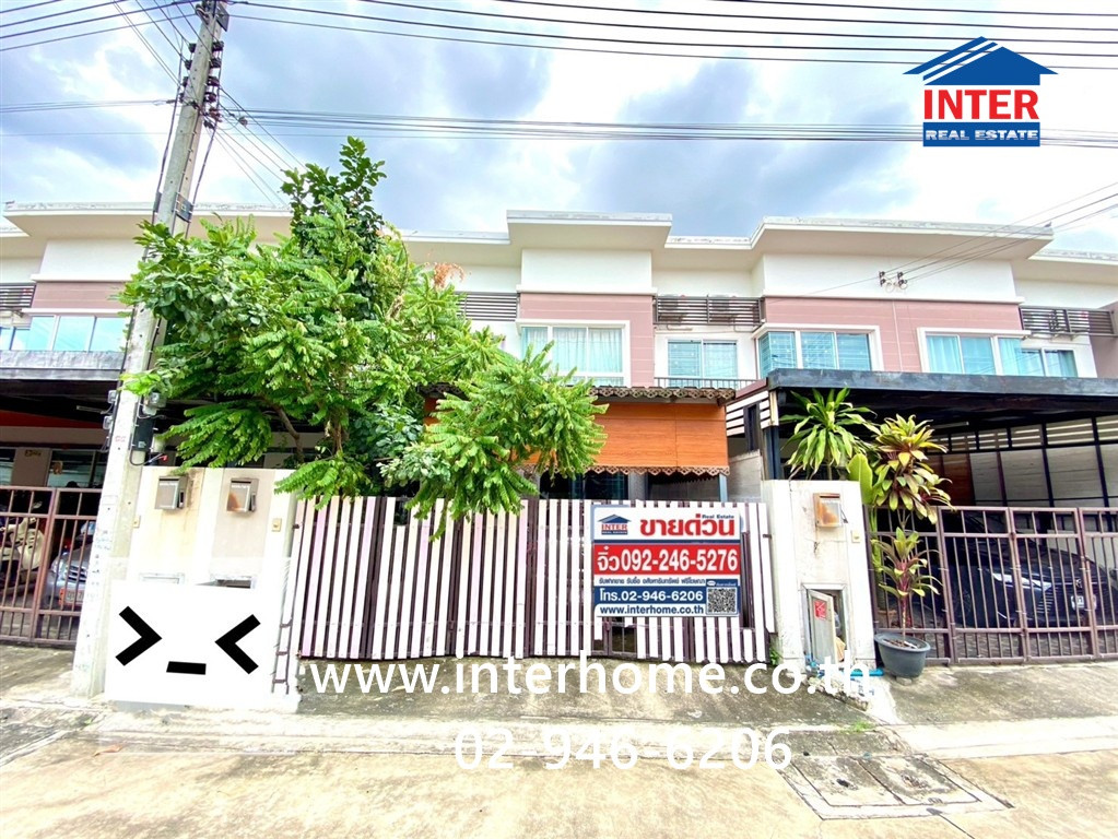 ทาวน์เฮ้าส์ 2 ชั้น 21.8 ตร.ว. หมู่บ้านศุภาลัยวิลล์ รังสิต คลอง2 ใกล้โรงเรียนโชคชัยรังสิต ถนนรังสิต-นครนายยก ถนนเลียบคลองรังสิต ธัญบุรี ปทุมธานี