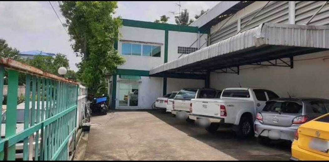 Warehouse for sale, dark purple zoning, Bang Sao Thong, Samut Prakan, 1200 sq m, 3 rai 38 sq wa.