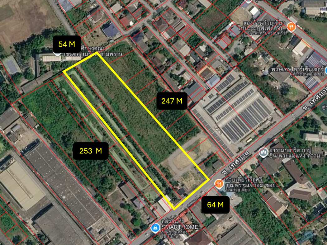 ขาย ที่ดิน ซอยวัดเทียนดัด สามพราน 10 ไร่ 1 งาน ใกล้ถนนเพชรเกษม เพียง 650 เมตร – รูปที่ 2