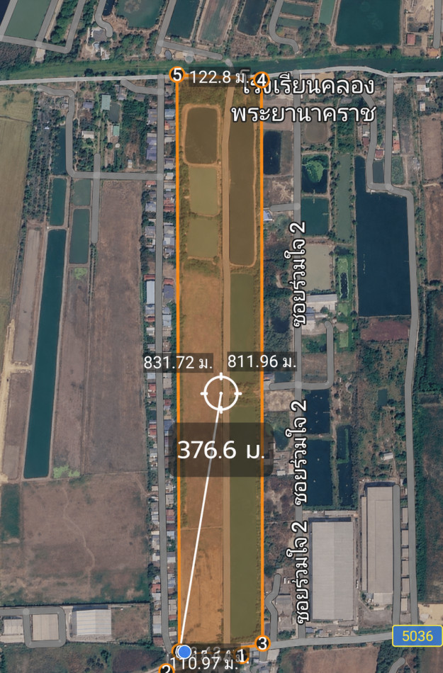 ขาย ที่ดิน ผังสีม่วงแปลงใหญ่ ใกล้ศูนย์พัฒนาเด็กเล็กวัดนิยมยาตรา 62 ไร่ 3 งาน 30 ตรว เหมาะสร้างโรงงานและคลังสินค้าขนาดใหญ่ – รูปที่ 2