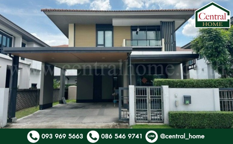 Single house Setthasiri Wongwaen - Lam Luk Ka, modern style, ready to move in.
