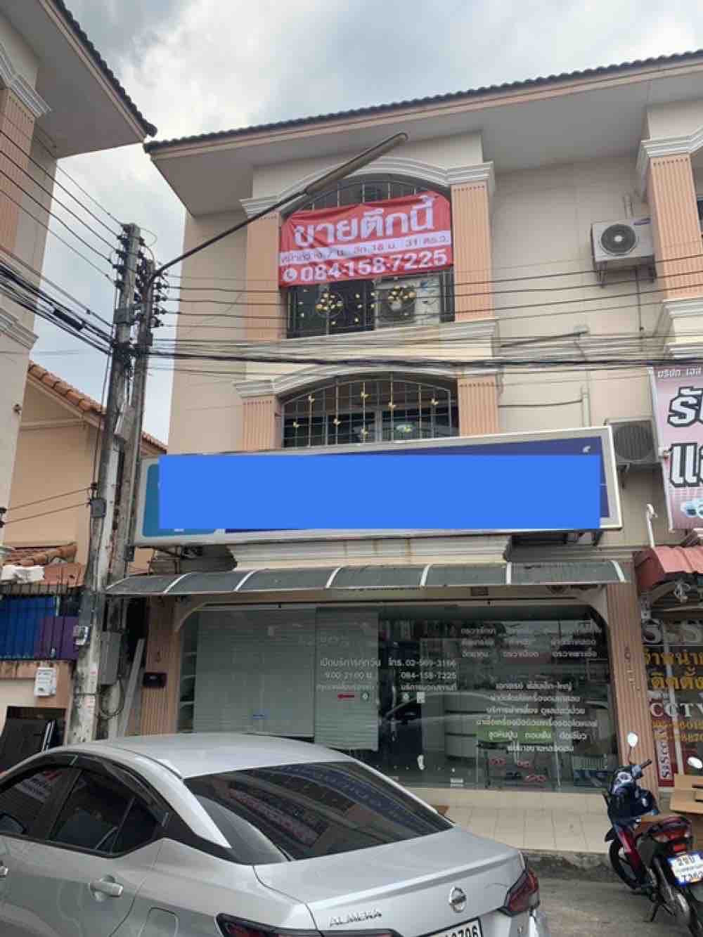 อาคารพาณิชย์ 3 ชั้น 31 ตร.วา ตรงข้ามตลาดเอซี ที่จอดรถเยอะ – รูปที่ 2