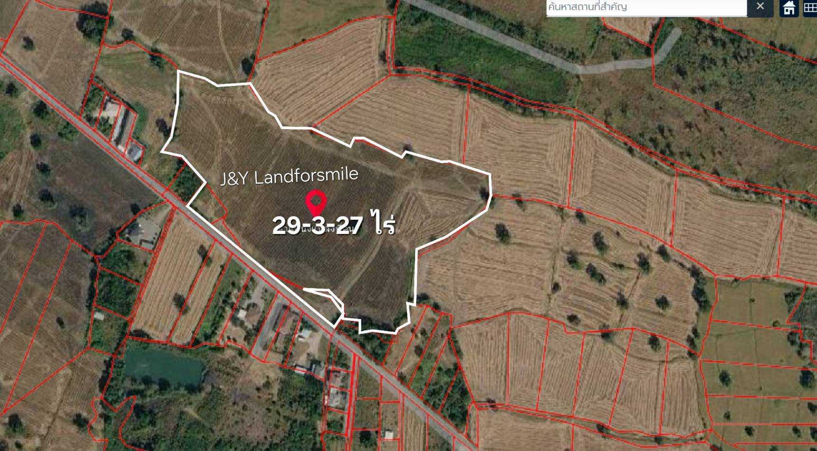 Land for sale, just 400 meters from Mittraphap Road, on the way into Bangkok. It is a famous business center in Saraburi Province. – รูปที่ 2