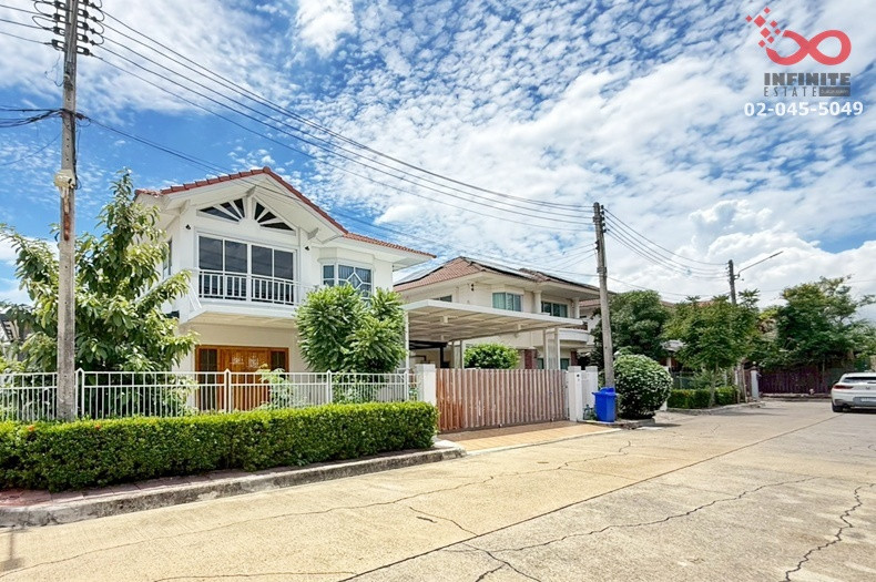 2-story detached house for sale, 64.1 sq m, Supalai Garden Ville, corner house, Bangkok–Pathum Thani. 2-story detached house for sale, 64.1 sq m, Supalai Garden Ville, corner house, Bangkok–Pathum Thani.