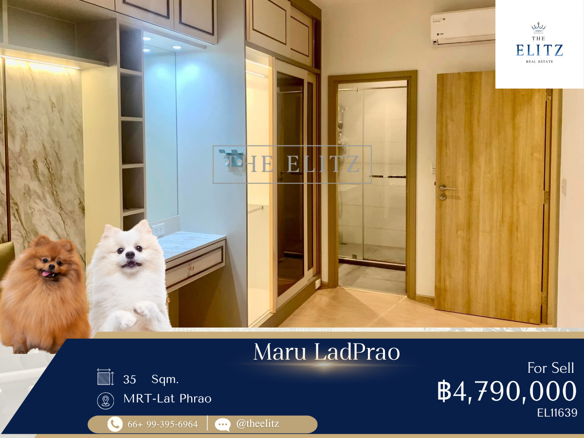 ✨ Premium Pet-Friendly Living! Luxury Condo for Sale at MARU Ladprao 15 (Just 50m to MRT) ✨