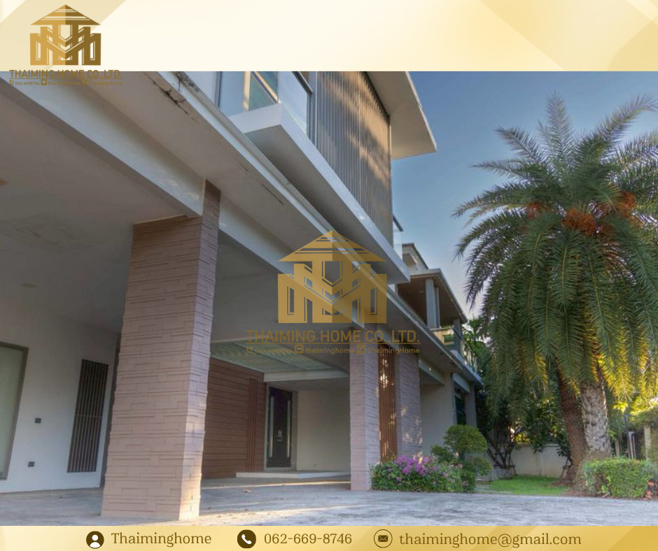 บ้านเดี่ยวหรู บนที่ดินขนาดใหญ่ 214.4 ตร.ว. ทำเลศักยภาพ ใกล้สนามบินสุวรรณภูมิ สมุทรปราการ (TH07-2626) – รูปที่ 2