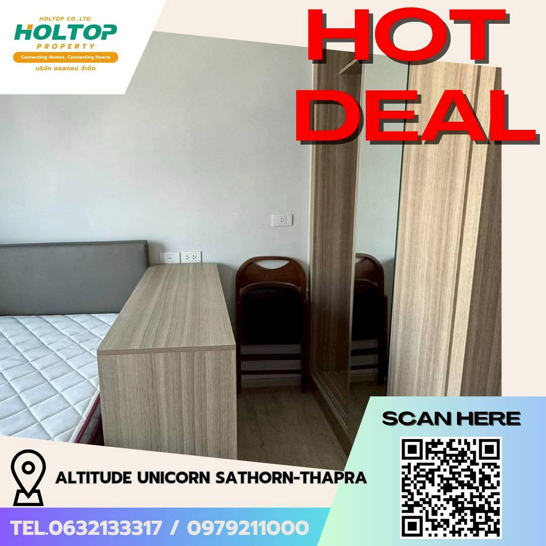 #L820🎉 230669 Condo for rent Altitude Unicorn Sathorn–Thapra #L820🎉 230669 Condo for rent Altitude Unicorn Sathorn–Thapra
