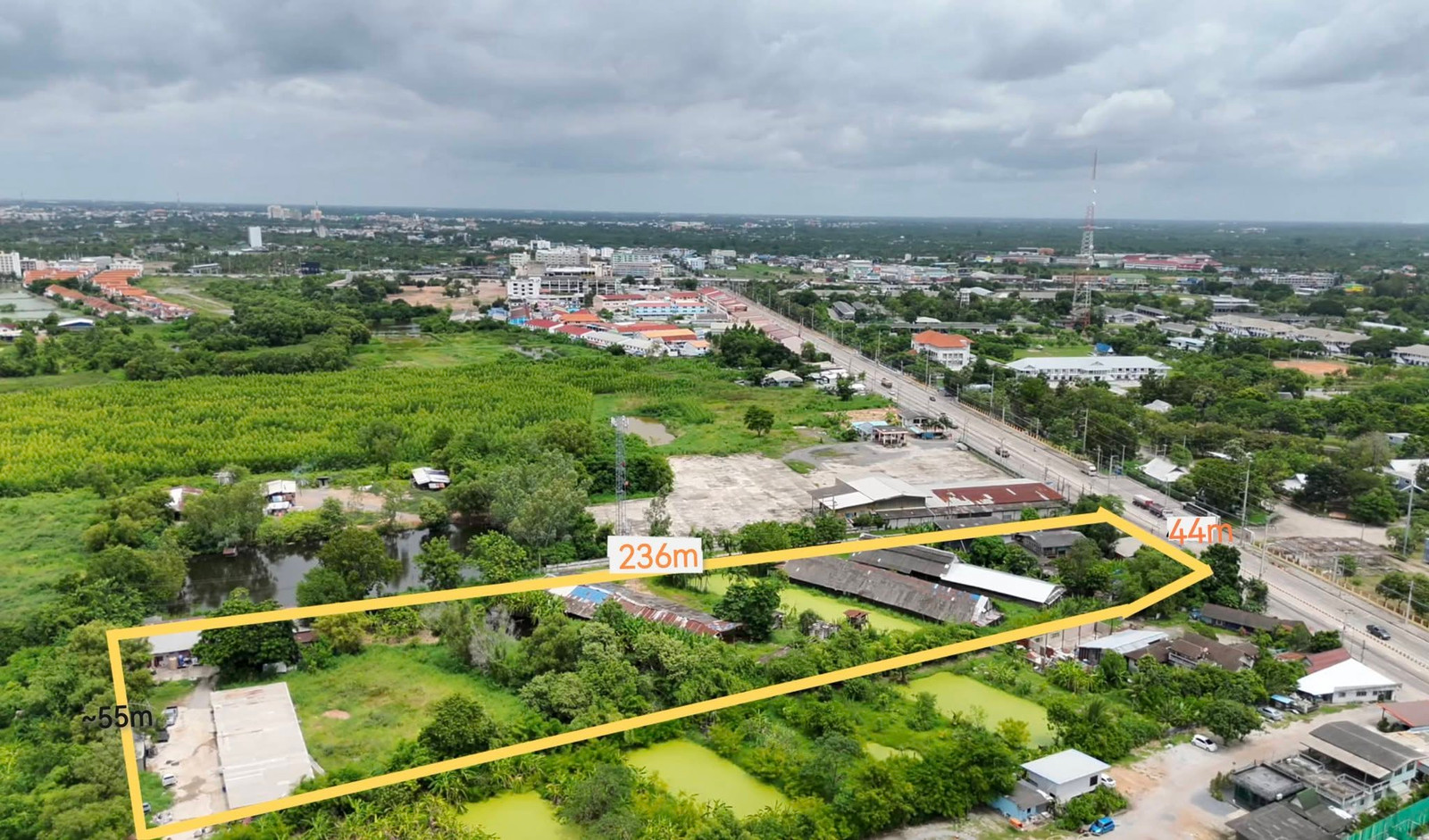 Prime 10-Rai Land for Sale on Sukprayoon Road, Chachoengsao – Ideal for Showroom, Warehouse, or Commercial Development ( Listing) Prime 10-Rai Land for Sale on Sukprayoon Road, Chachoengsao – Ideal for Showroom, Warehouse, or Commercial Development ( Listing)