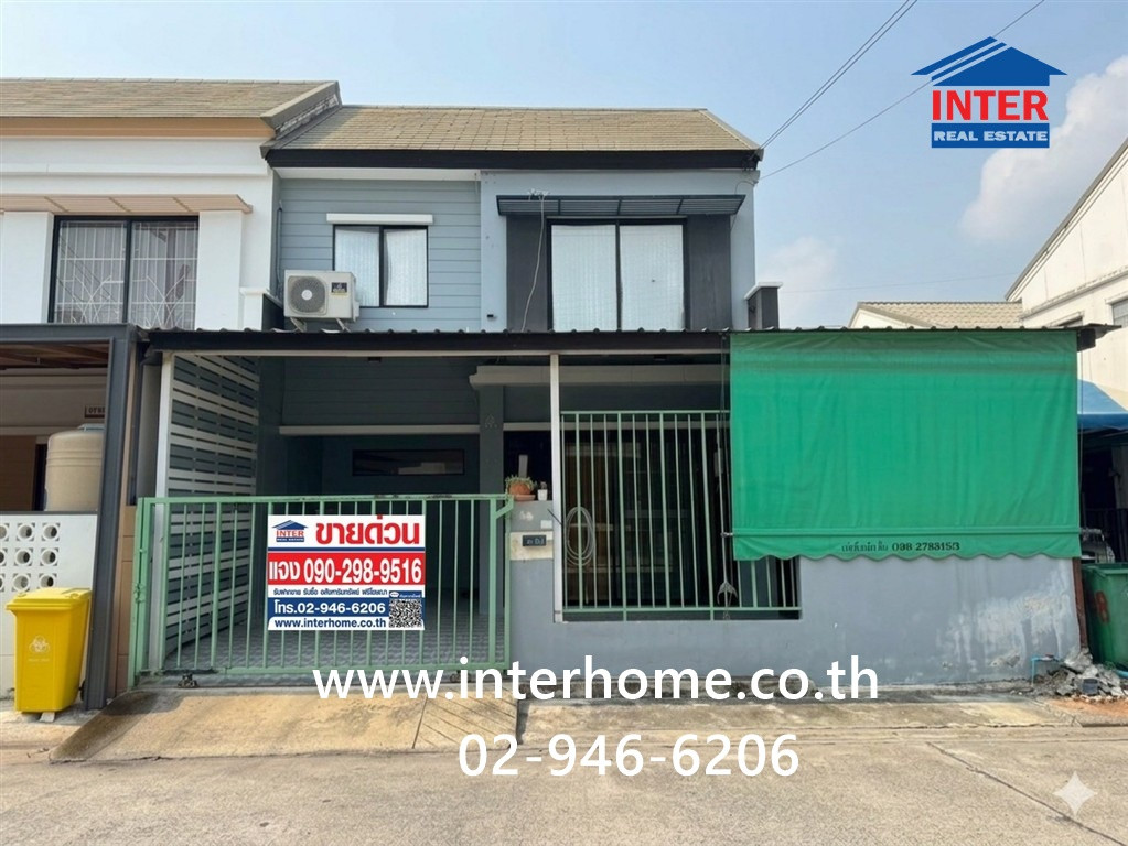 ทาวน์เฮ้าส์ 2 ชั้น 24 ตร.ว. หมู่บ้านพฤกษา40 รังสิต คลอง3 ใกล้ตลาดไทสมบูรณ์ ใกล้บิ๊กซีคลองสาม ถนนรังสิต-นครนายก ถนนโยธาธิการคูคต-คลองหลวง คลองหลวง ปทุมธานี