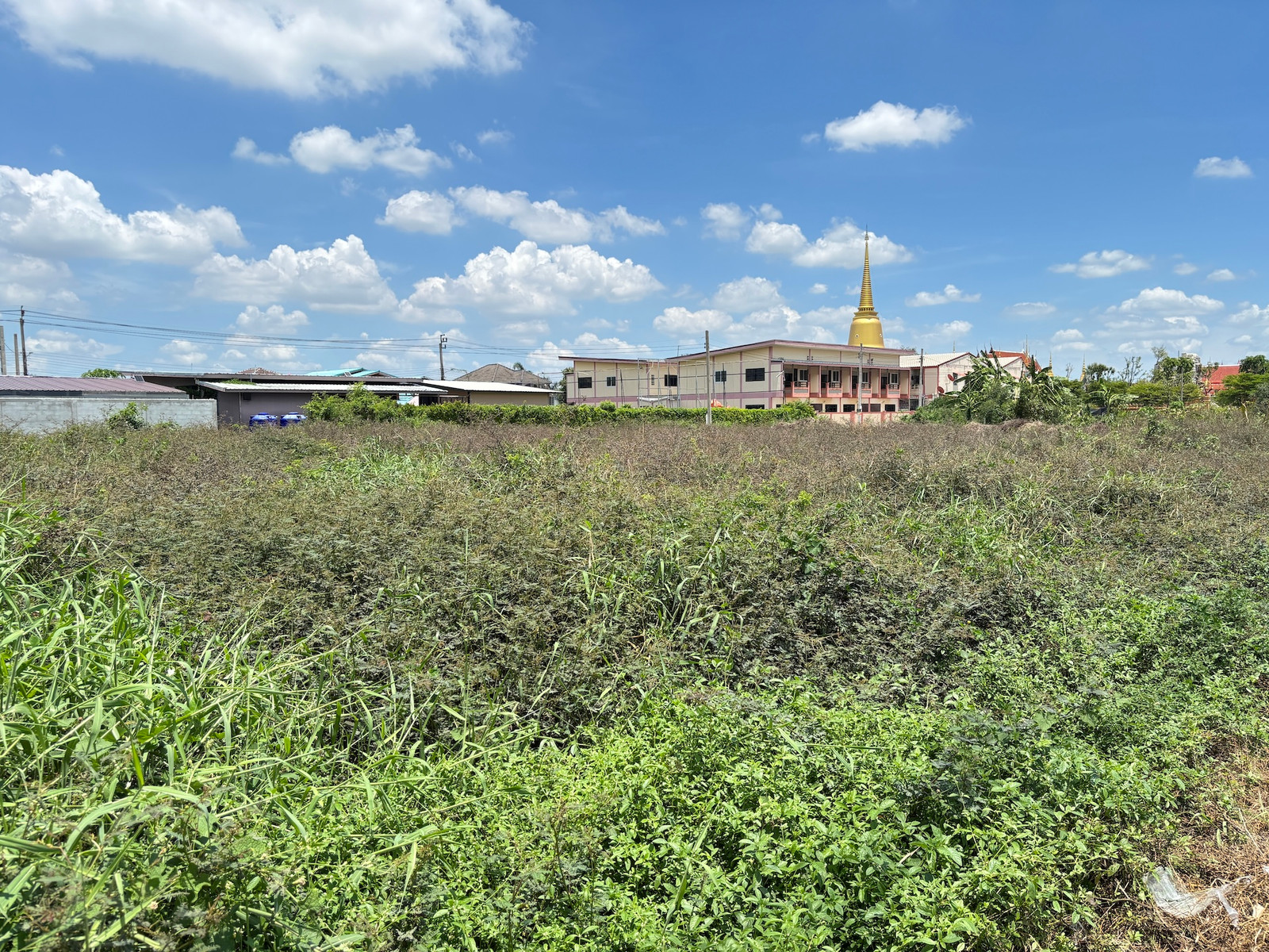  ที่ดินเปล่า 382 ตรว.ซอยวิจิตรนุกูลทางเข้าวัดไทรน้อย ติดถนนสองด้าน แปลงสวย ทำบ้านหรือทำโกดังได้ – รูปที่ 2