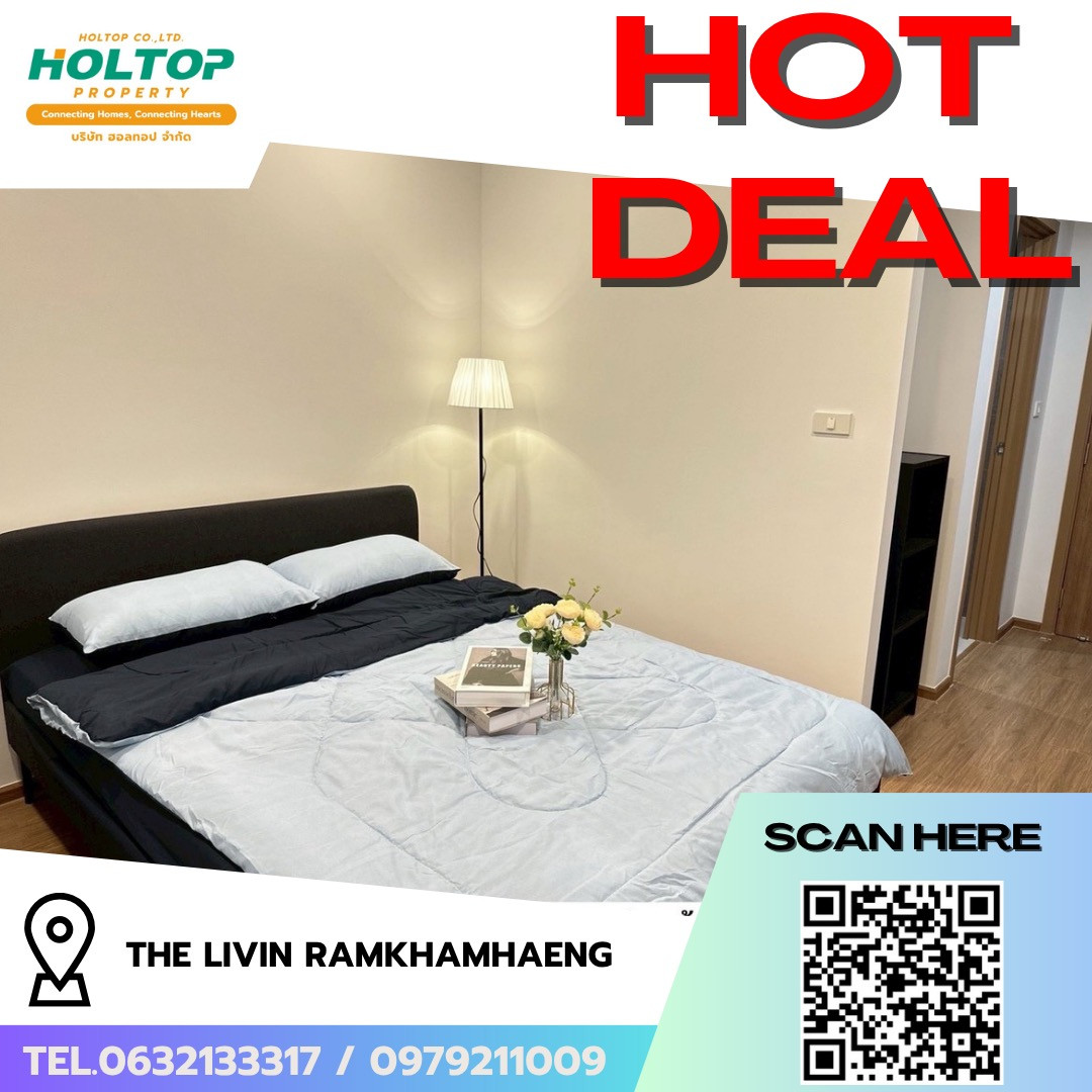 #R10299 🎉 160669 Condo for rent The Livin Ramkhamhaeng.