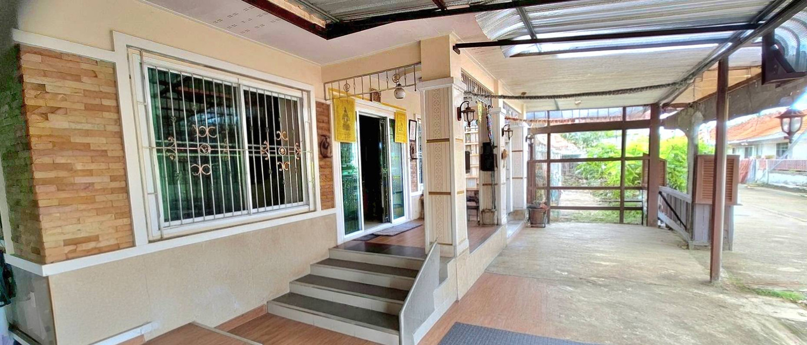 PZ1286-Single-storey detached house for sale, The Sun Village, Map Ta Phut, Rayong, corner plot, area 76.7 sq m., only 750 meters from Map Ta Phut Road and 2.7 km from Sukhumvit Road, Map Ta Phut Subdistrict, Mueang Rayong District, Rayong Province. – รูปที่ 4