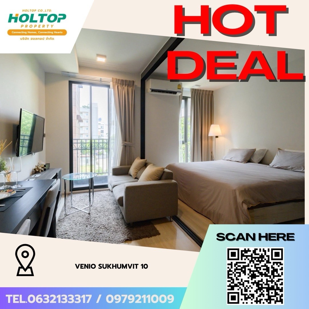 #Z5824💥110669 🔥Condo for rent Venio Sukhumvit 10 #Z5824💥110669 🔥Condo for rent Venio Sukhumvit 10