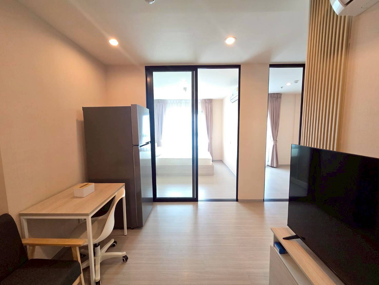 PFD-08697 Condo for rent, Aspire Erawan Prime, beautiful room, fully furnished, ready to move in, next to BTS Chang Erawan 🏙️✨