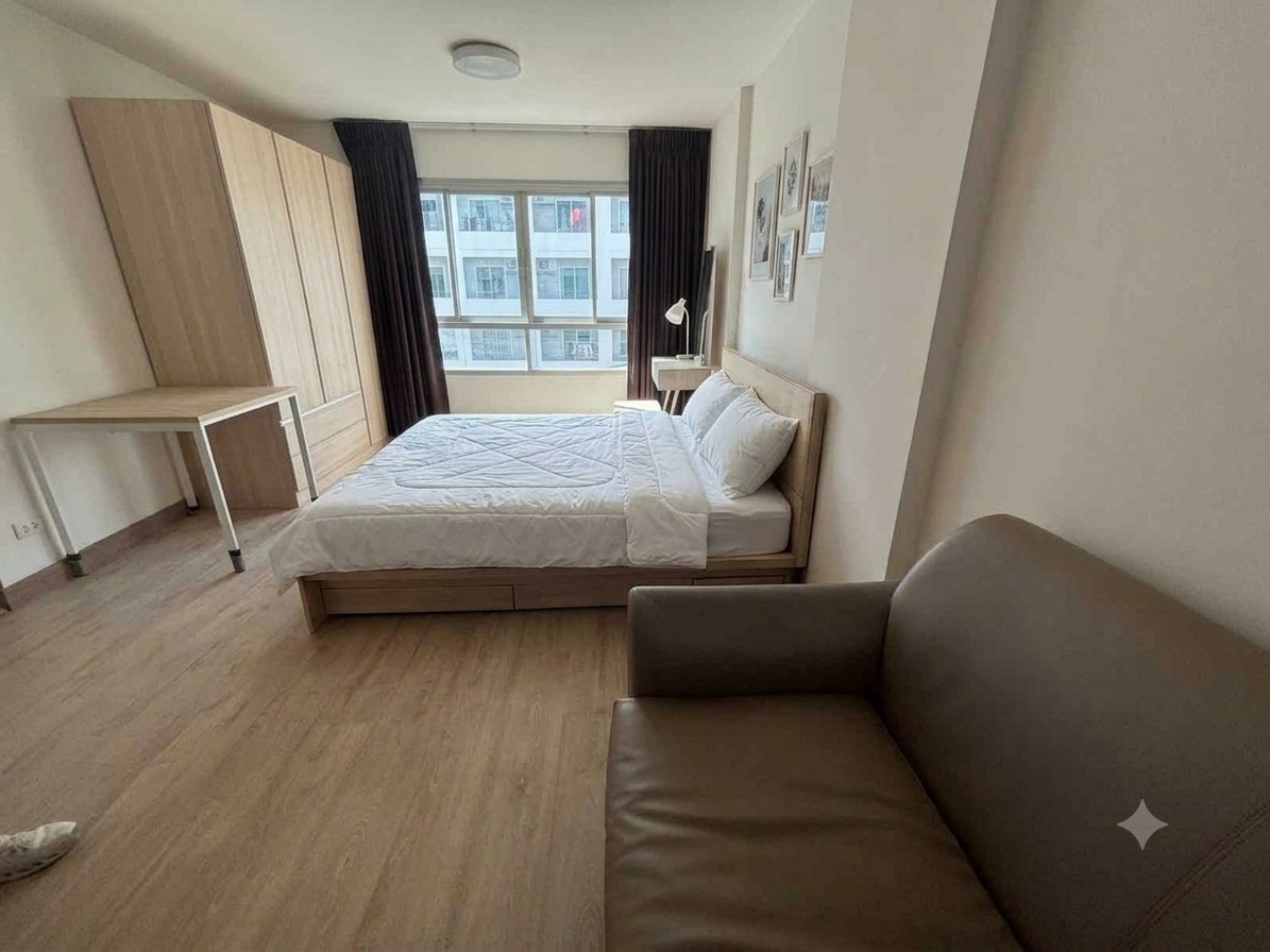 ❤️For rent Elio Sukhumvit 64, size 26.53 sq m fl 5, studio, north balcony, price only 10,000 baht (has a new mattress, complete TV). Interested, line @900cqqhk tel 0859114585. Located in Soi Sukhumvit 64, Bangna Subdistrict, Bangna District, Bangkok, near – รูปที่ 2