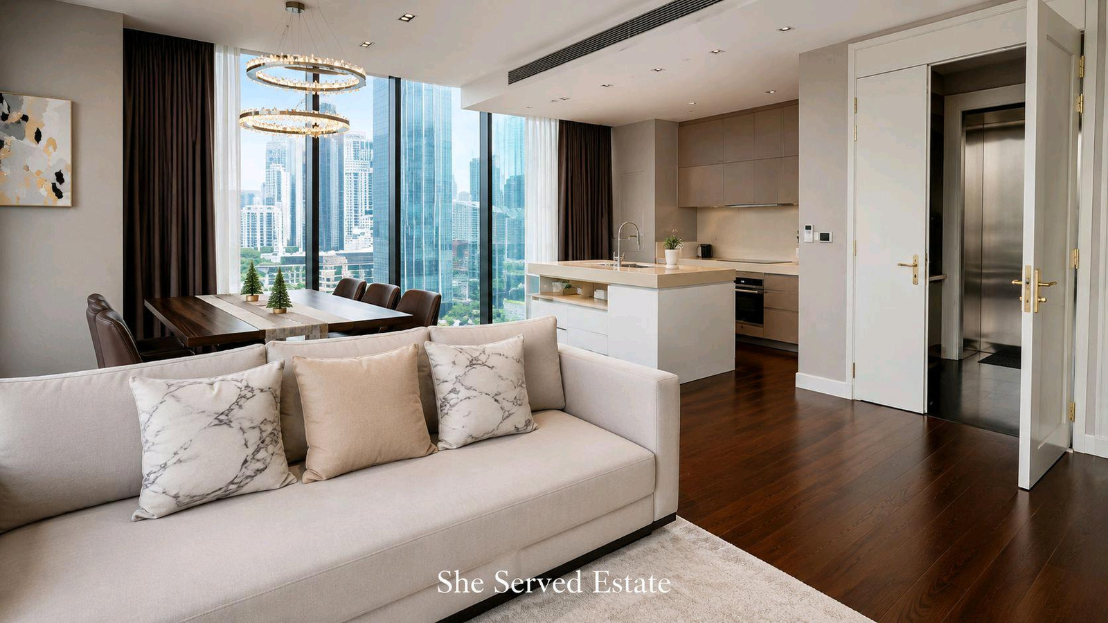 For Rent ◈ Marque Sukhumvit 39 ◈ 2 Bedrooms | 2 Bathrooms
• 131.81 Sq.m. • 10th Floor • Fully Furnished • Maximum 2 Occupants • No Pets Allowed – รูปที่ 3