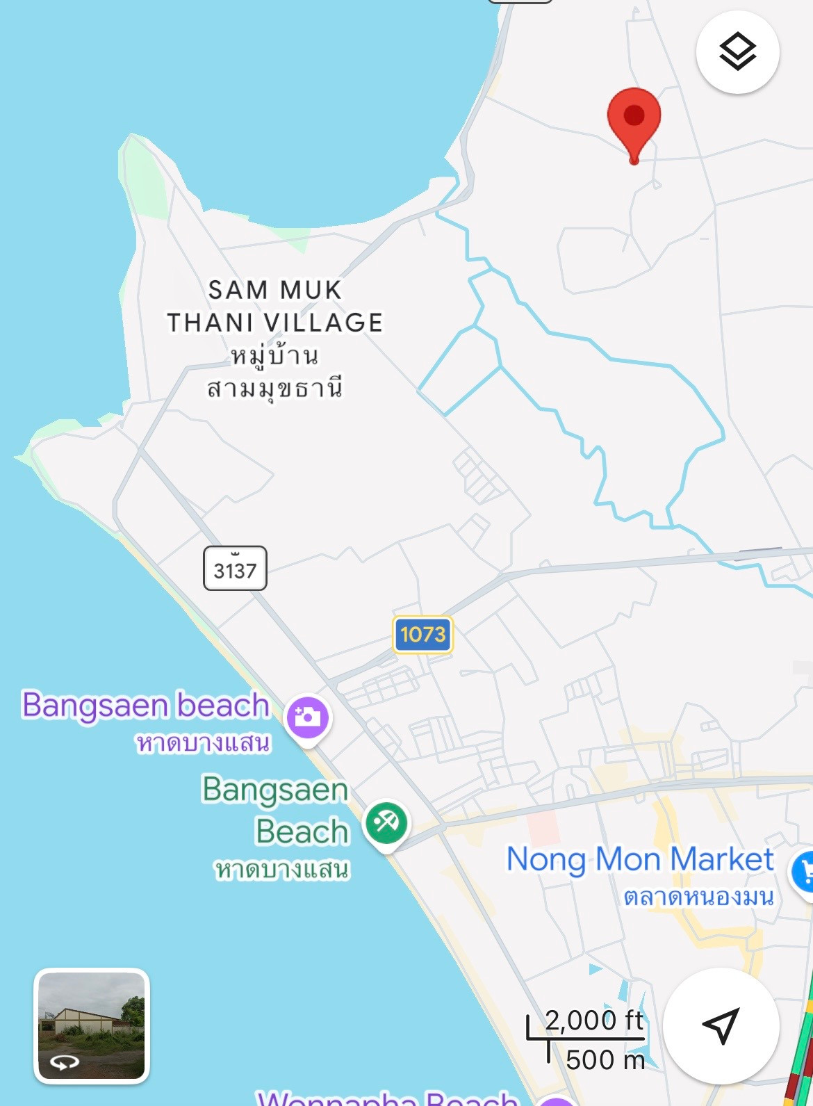 ที่ดินให้เช่า ติดซอยมิตรสัมพันธ์ 13 บ้านปึก บางแสน / ทำเลดี / ออกได้ 2 ทาง ; ถนนมิตรสัมพันธ์และถนนเลียบทะเลบางแสน-อ่างศิลา (3134)  – รูปที่ 2