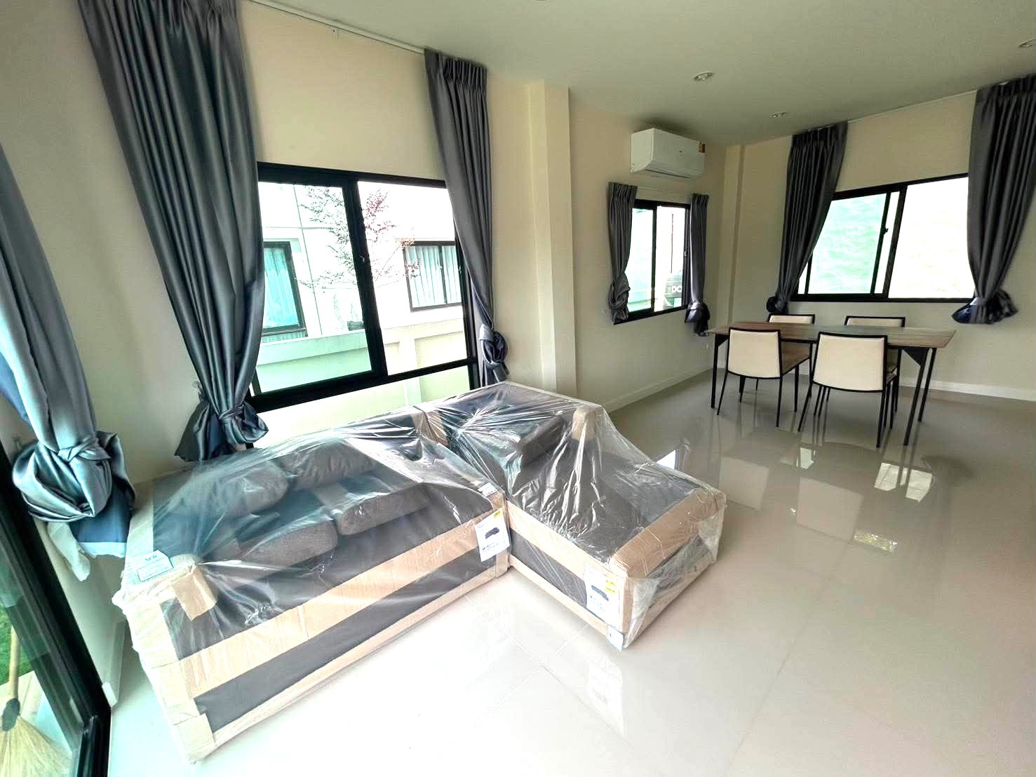 For rent, 2-story detached house, CPN Ninn, Wongwaen - Lam Luk Ka, Khlong 6, area 36 sq m., 3 bedrooms, 2 bathrooms, ready to move in. – รูปที่ 2
