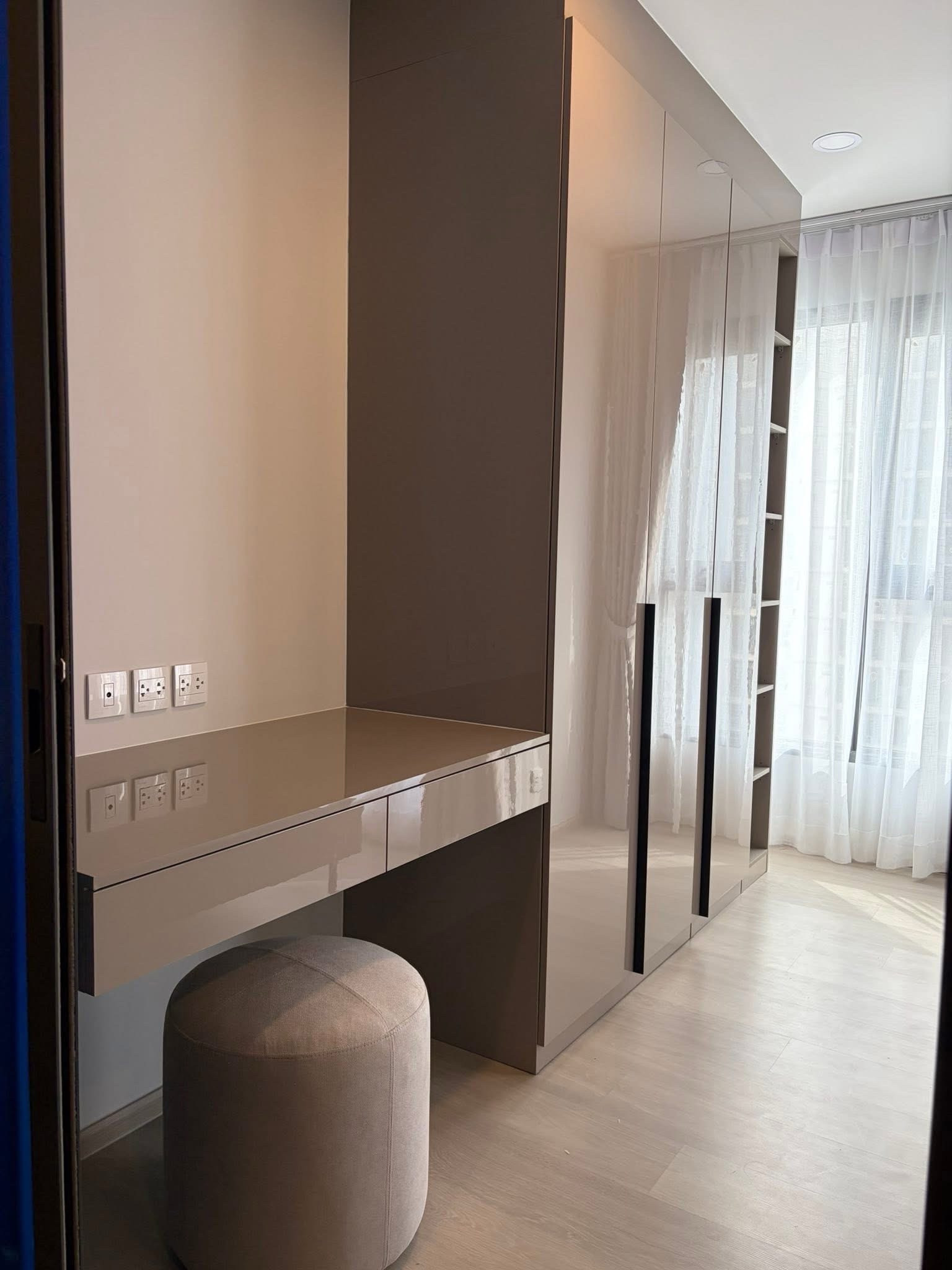 🏙️✨ Aspire Onnut Station | 100% new room, never rented out 🌅 High floor, city view + Chao Phraya River curve 🚇 only 200 m. from BTS On Nut – รูปที่ 4