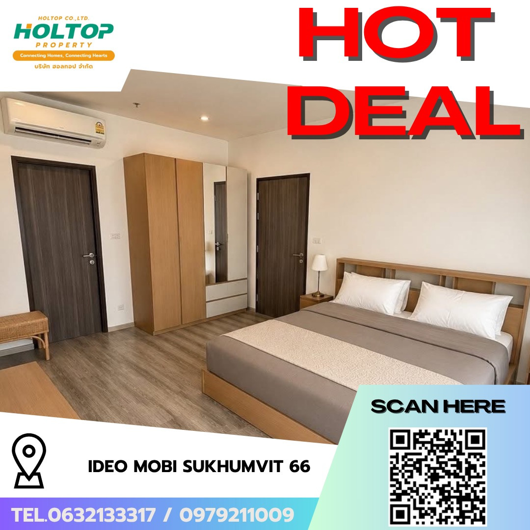 #R10340 🎉 200669 ให้เช่าคอนโด Ideo Mobi Sukhumvit 66 (รหัสเดิม R898)