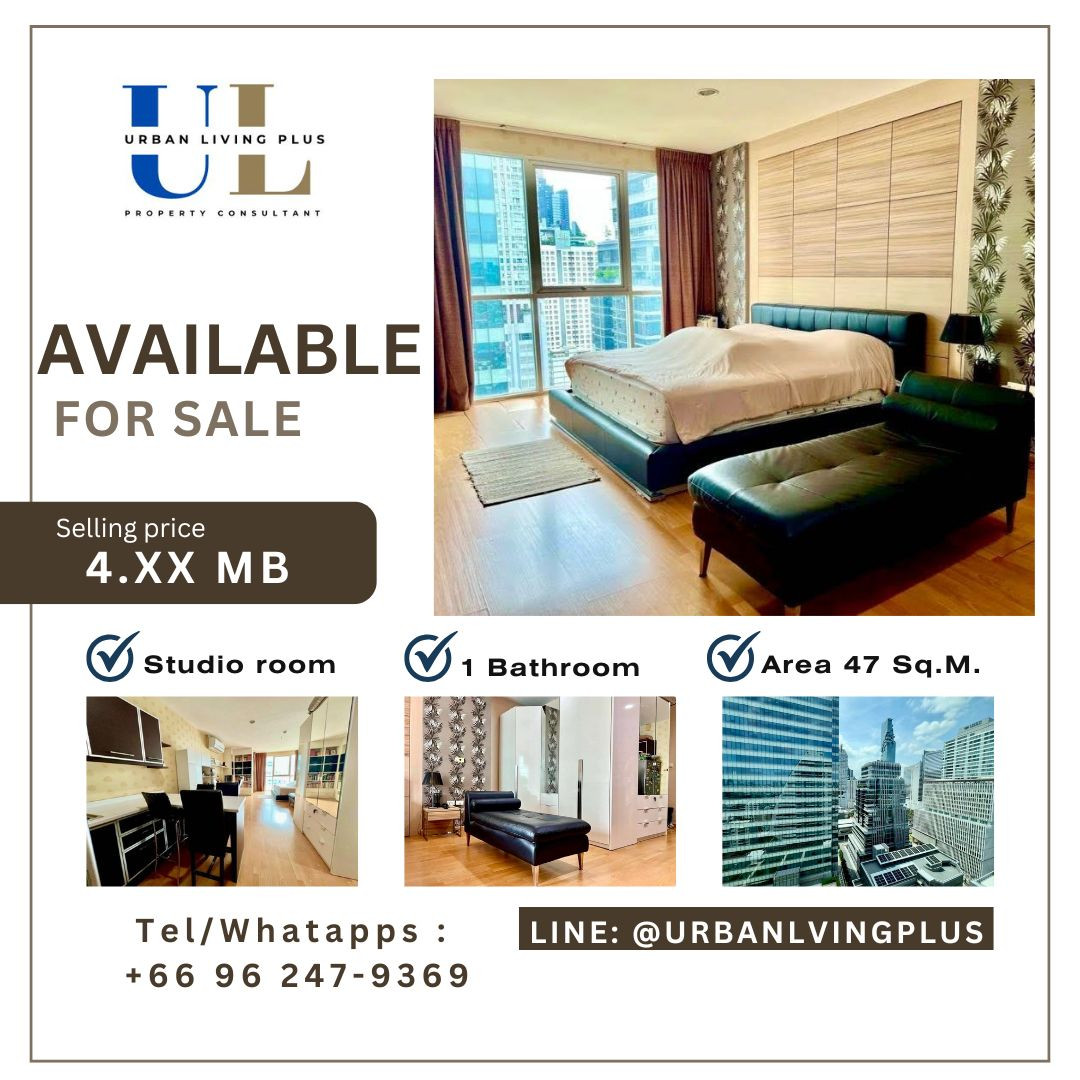 ( UL2606111 ) ✨Tel/Line 096-2479369✨ สำหรับขาย !! เซ็นหลุยส์ แกรนด์ เทอเรส ห้องสตูดิโอ 1 ห้องน้ำ ขนาด 47 ตร.ม. ห้องสวย สภาพดี ไม่เคยปล่อยเช่า✨✨ ( UL2606111 ) ✨Tel/Line 096-2479369✨ สำหรับขาย !! เซ็นหลุยส์ แกรนด์ เทอเรส ห้องสตูดิโอ 1 ห้องน้ำ ขนาด 47 ตร.ม. ห้องสวย สภาพดี ไม่เคยปล่อยเช่า✨✨