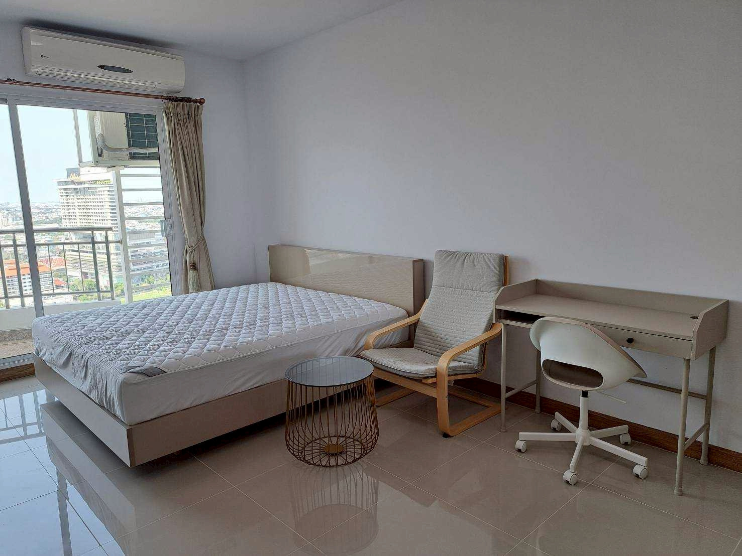 For rent Supalai River Resort Charoen Nakhon | 30th floor, river view | New furniture, quiet atmosphere, high privacy – รูปที่ 3