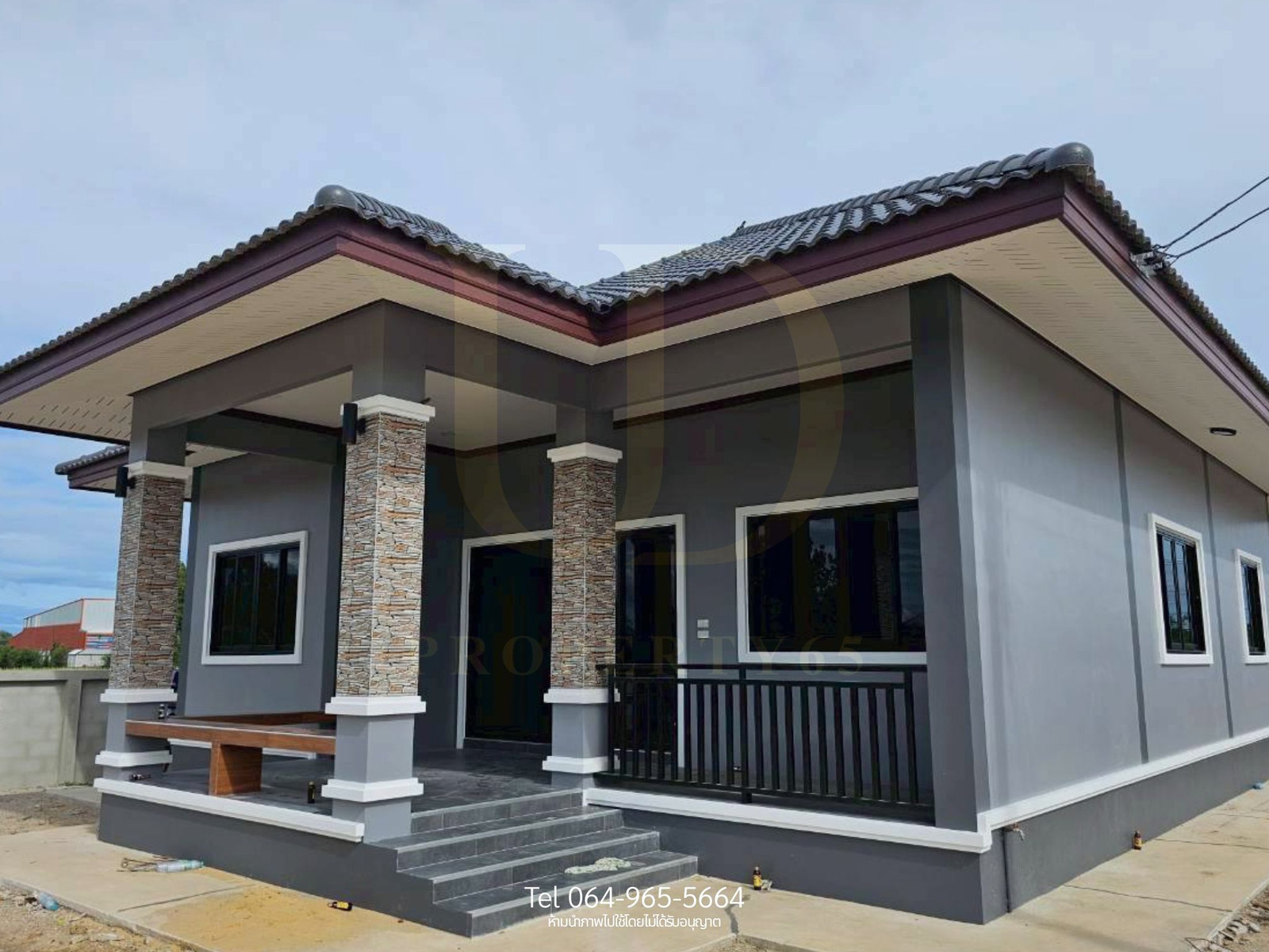 1-story detached house for sale and land for sale, good location, Tha Yang District, Phetchaburi Province (Khao Krachiw view) – รูปที่ 2