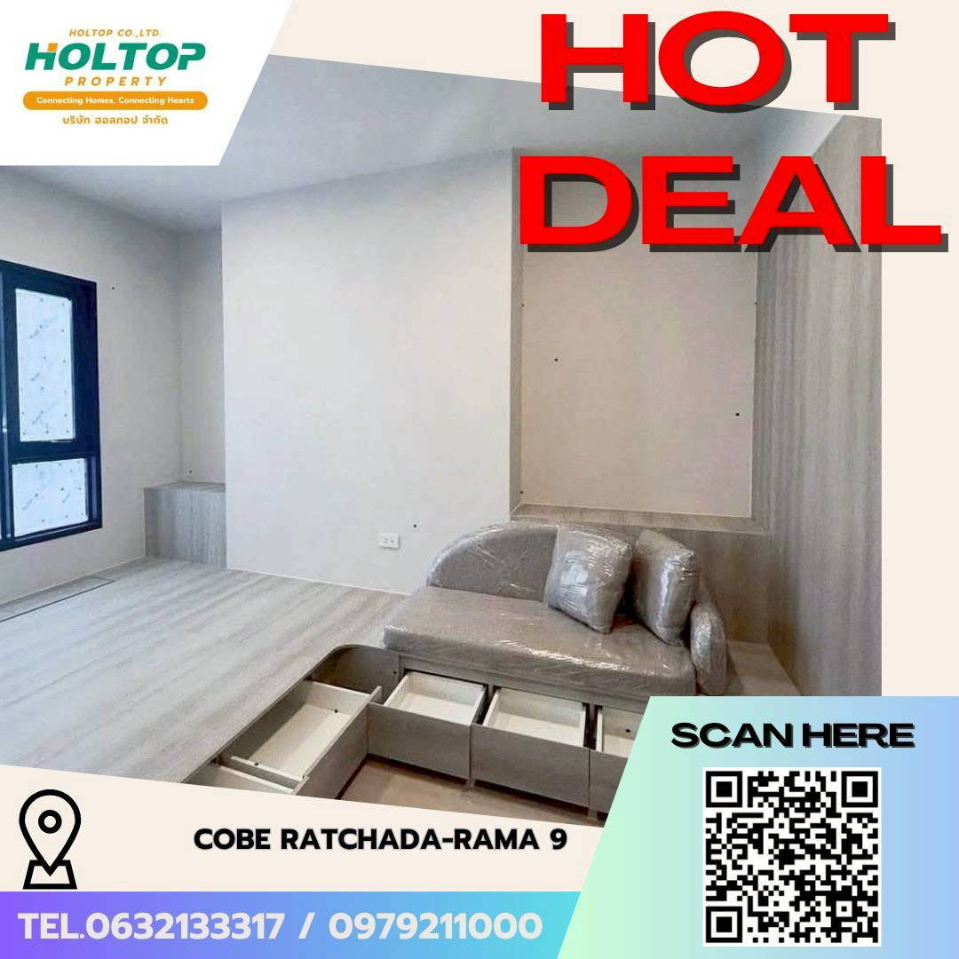 #L783🎉 220669 Condo for rent COBE Ratchada–Rama 9 #L783🎉 220669 Condo for rent COBE Ratchada–Rama 9