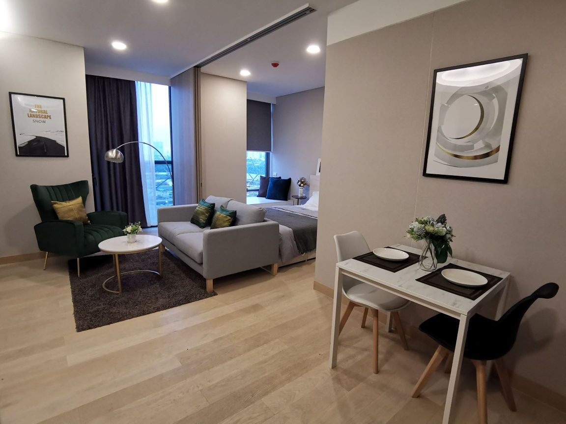 1BR type for sale at Siamese Exclusive Queens. Fully furnished. 1BR type for sale at Siamese Exclusive Queens. Fully furnished.