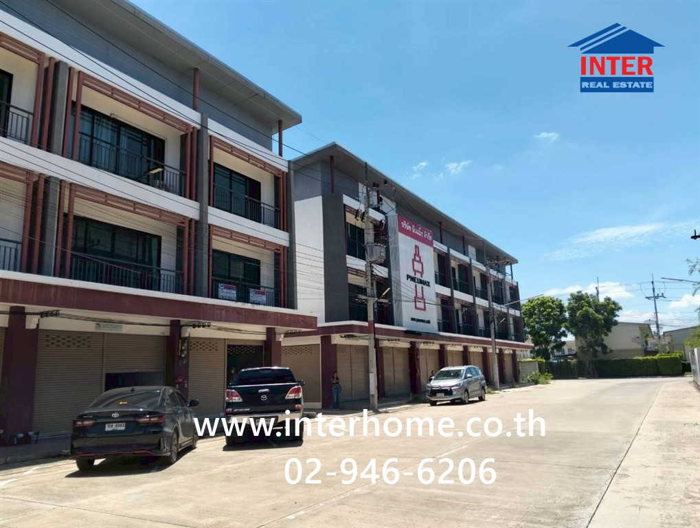 Commercial building, 3 floors, 21 sq m, Pruksa Village. Ban Pho-Motorway Next to the motorway parallel road. (Bangkok-Chonburi new line) Ban Pho, Chachoengsao – รูปที่ 3