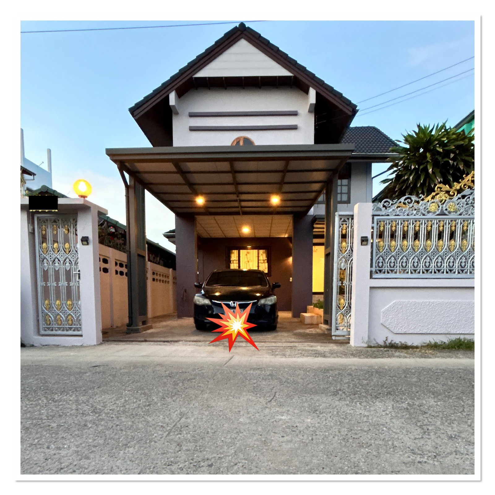 54ตรว 4นอน2น้ำ2จอด บ้านเดี่ยว 2 ชั้น ซอยเทพารักษ์ 70 เพชรวิฑูรย์