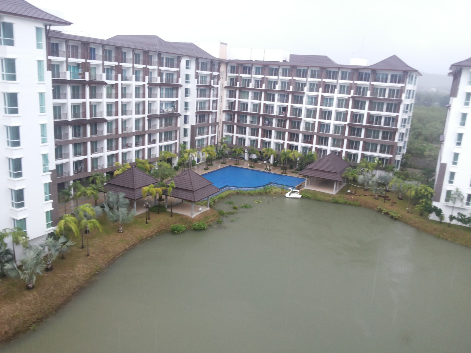** (For rent) 6000 baht ** Condo AD Bang Saray Lake and Resort Bang Saray, Sattahip, Chonburi ** Furniture, new air conditioner ** – รูปที่ 4