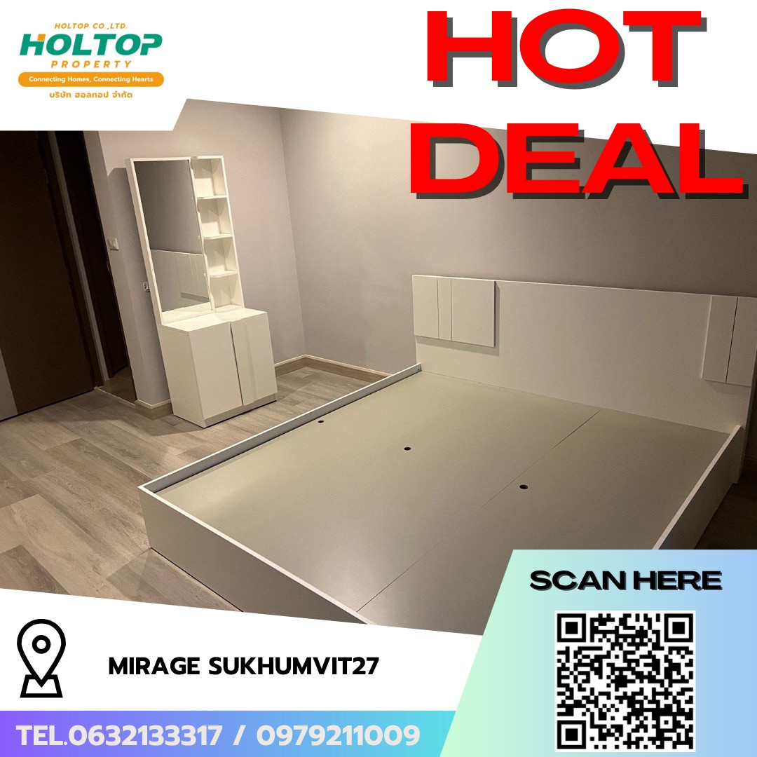 #R10294 🎉 160669 ให้เช่าคอนโด Mirage Sukhumvit27
