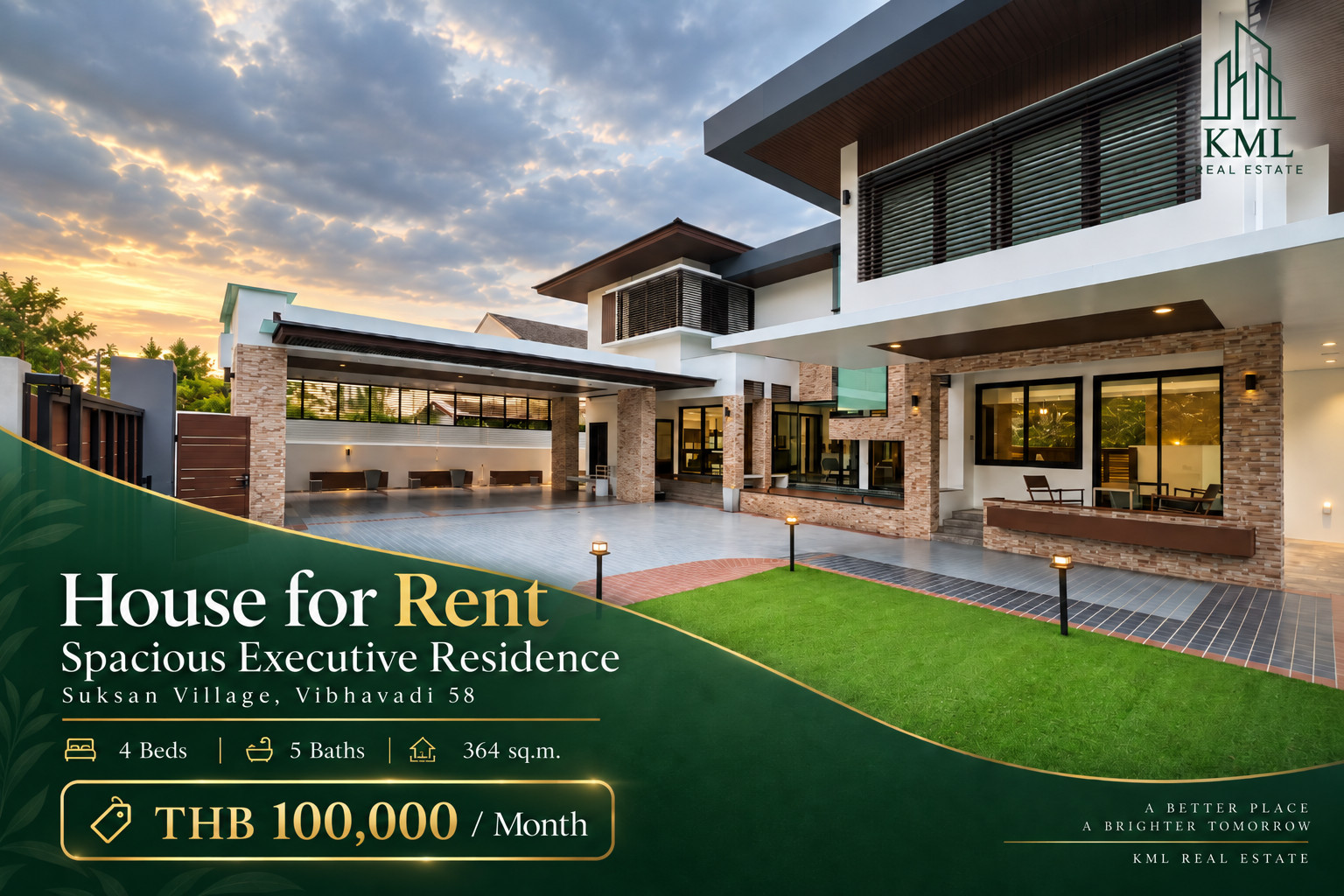 ✨House for rent Suksan Village, Vibhavadi 58, potential location, convenient travel, between Thai PBS - Rama Garden School✨ ✨House for rent Suksan Village, Vibhavadi 58, potential location, convenient travel, between Thai PBS - Rama Garden School✨