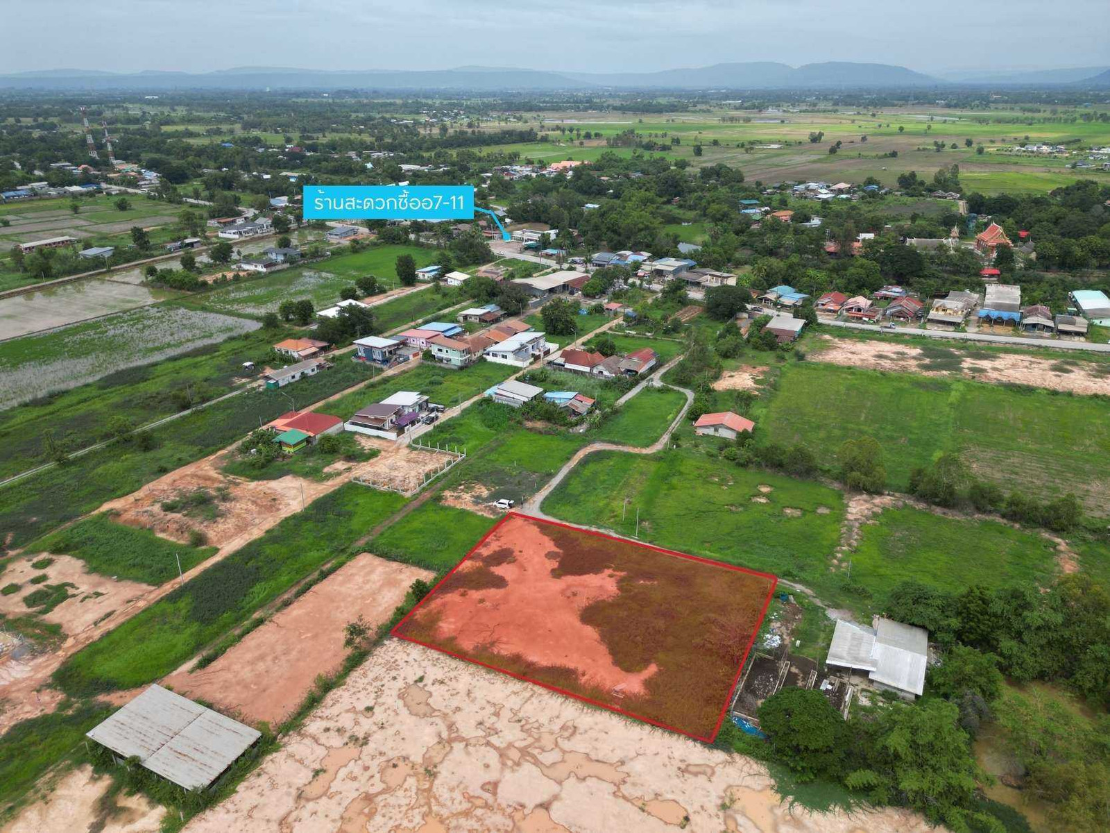 Beautiful plot of land, 1 and a half rai in Sa Khlo community. Suitable for building a large house. – รูปที่ 3