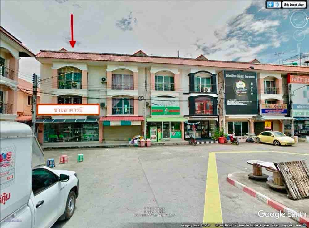 อาคารพาณิชย์ 3 ชั้น 31 ตร.วา ตรงข้ามตลาดเอซี ที่จอดรถเยอะ – รูปที่ 3