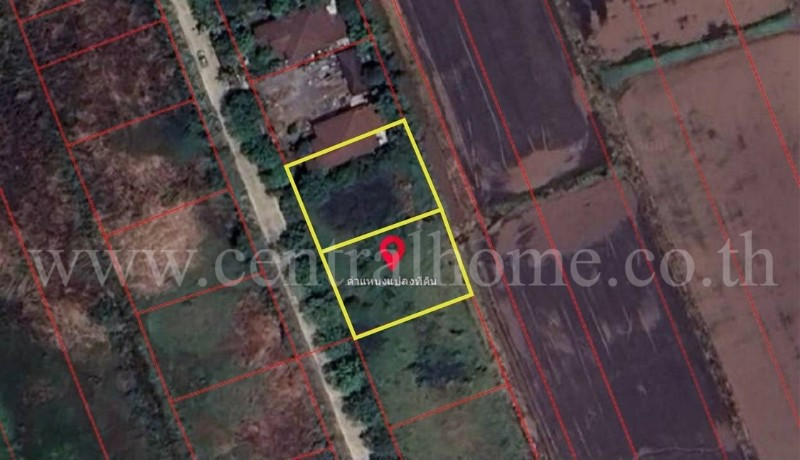 1 rai of land, Wang Noi, Ayutthaya, or sell 2 plots of 200 sq m, very cheap price. – รูปที่ 2