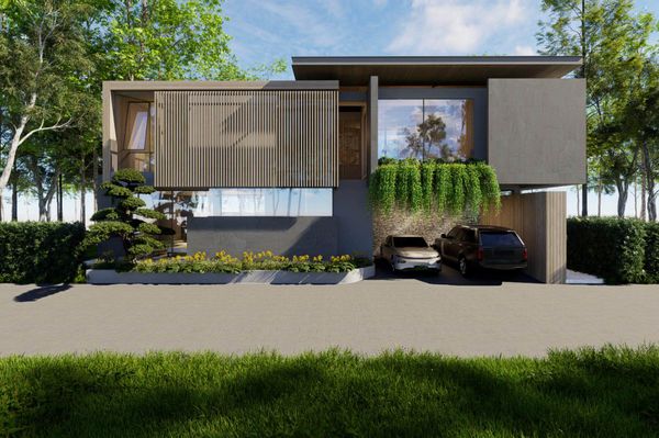 ลักชัวรีพูลวิลล่าสไตล์ทรอปิคอลโมเดิร์น 9D Cozy Villa | เทพกระษัตรี ถลาง ภูเก็ต