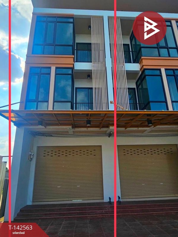 Commercial building for sale, 3 floors, area 23.6 sq m, Na Mueang, Chachoengsao.