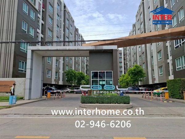 Condominium 40.59 sq m. Cool Condo Rama 7, Building 1, near the Electricity Generating Authority of Thailand. Bang Kruai-Sai Noi Road, Bang Kruai, Nonthaburi