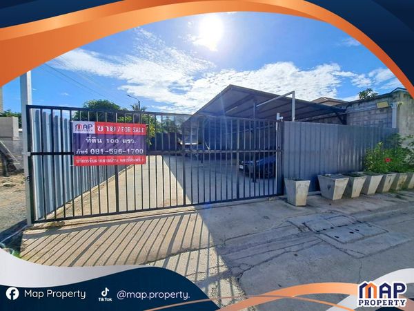Urgent sale! Land with garage, 100 sq.wa., Soi Chom Thong 3, Bangkok.