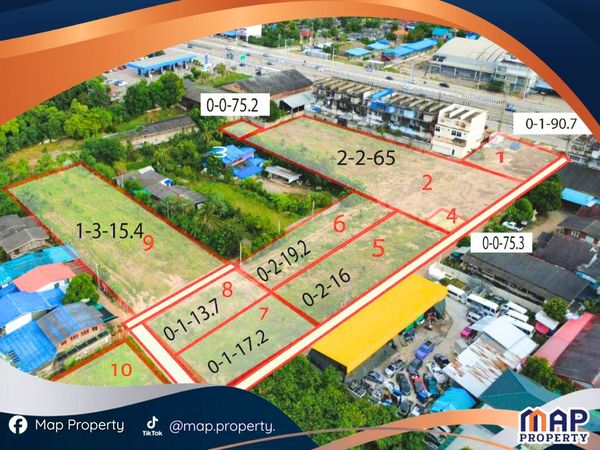 Urgent sale! Prime land for sale, located on Phetkasem Road, Ratchaburi Province (filled land)