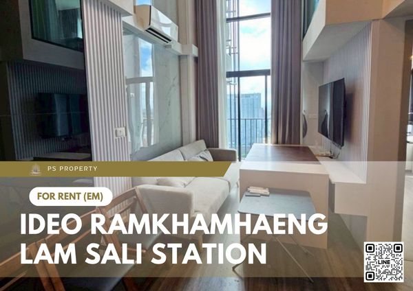 ให้เช่า ✨ Ideo Ramkhamhaeng - Lam Sali Station ✨ เฟอร์นิเจอร์ และ เครื่องใช้ไฟฟ้าครบ ใกล้ MRT ลำสาลี 