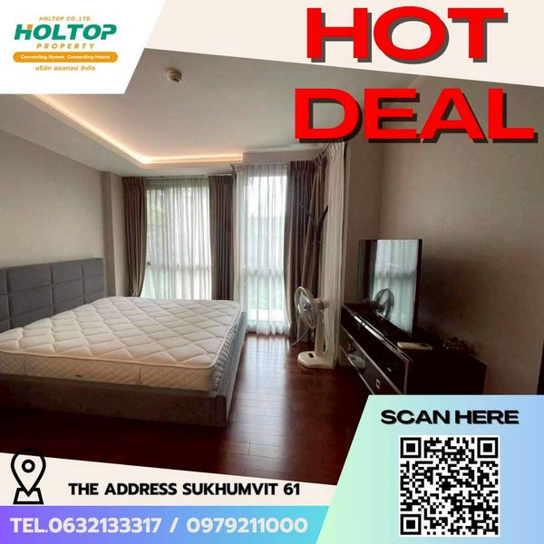 #L684🎉 160669  Condo for rent The Address Sukhumvit 61