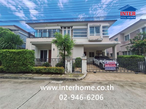 บ้านเดี่ยว 2 ชั้น 60.2 ตร.ว. หมู่บ้านบางกอกบูเลอวาร์ด เทพารักษ์ - วงแหวน ใกล้ตลาดมังกร ถนนเทพารักษ์ ถนนบานา-ตราด เมืองสมุทรปราการ สมุทรปราการ